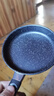 【亏本清仓】韩式麦饭石色不粘锅平底锅铁锅电磁炉不带盖 黑色小煎锅 16cm 实拍图