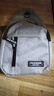 运动跑步包男休闲斜挎包手机包防泼水健身包女单肩包 灰色 实拍图