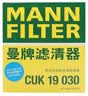 曼牌滤清器（MANNFILTER）cuk19030/CUK1919M空调滤芯格适用RAV4传祺GS4卡罗拉凯美瑞雷凌 实拍图