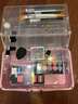空色儿童脸部彩绘工具套装25格41色带工具箱脸彩面部彩绘水溶性安全画脸儿童节国庆出游礼物舞台妆摆摊 实拍图