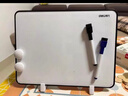 得力30*22cm黑色双面小白板 儿童磁铁吸附白板写字板小黑板白板支架式 家用办公手写板儿童画板提示板 实拍图