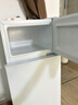 HYUNDAI（韩国现代）小冰箱迷你小型家用冷藏冷冻宿舍出租房办公室双开门二门电冰箱节能省电 100L白【一级能效+租房必备】 实拍图