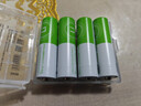 京东京造1.5v可充电锂电池 5号4粒（带收纳盒） 适用游戏手柄/键鼠/话筒/吸奶器/血压计等 AA五号 实拍图