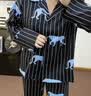 野兽派家居（tbh）软棉棉天丝棉条纹睡衣套装男女同款家居服套装  短款M礼物 实拍图
