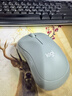 罗技（Logitech）M221 轻音鼠标 无线鼠标 办公鼠标 对称鼠标 带无线微型接收器 薄荷绿 实拍图