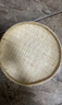 极景竹簸箕竹筛子手工竹编制品农家用大号圆簸箕晾晒筐 直径40cm高6cm 实拍图