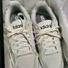 adidas ENTRAP美式校园风运动少年感复古篮球风板鞋男女阿迪达斯   米白色/灰色   40.5 实拍图