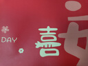 兆燊 礼品袋手提袋无纺布袋环保袋购物袋送礼袋红色袋子包装袋 平安欢喜大号47*36*10cm(10个/包)【京配】 实拍图