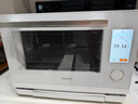 东芝（TOSHIBA）白珍珠水波炉高奢款家用微波炉烤箱微蒸烤炸炖一体机蒸烤箱28L触控彩屏ER-YD95CNW 实拍图