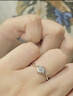 中国黄金（CHINA GOLD）铂金戒指女白金钻石订结求婚钻戒情人节老婆生日520送女朋友礼物 【今/次日达】铂金一吻定情求婚钻戒 晒单实拍图