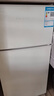 新飞冰箱小型租房用 一级能效冷 藏冷冻两用1-2人家用小冰箱 出租房双门电冰箱办公室两门 26年升级 76A128一级能效【保温升级】白 实拍图