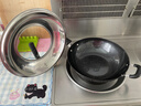爱仕达（ASD）炒锅铸铁锅不锈无涂层平底家用铁锅炒菜锅32cm燃气电磁炉通用QB 实拍图