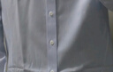 京东京造【高端100支】衬衫男白衬衫长袖衬衫春季外套高端蓝色条纹 41 实拍图