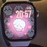 Apple/苹果 Watch Series 10 智能手表GPS款46毫米银色铝金属表壳丹宁色运动型表带M/L MX223CH/B 实拍图