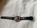 【网红爆款】商务腕表石英运动表休闲皮带男女手表 黑色 实拍图