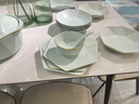 康琴（KANGQIN）釉下彩碗碟套装家用简约碗盘乔迁餐具套装陶瓷盘子碗筷2025新款 十人食 50件套 实拍图