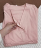 雅特茂月子服纯棉孕妇睡衣春夏产后怀孕期产妇哺乳家居服套装 （带胸垫）春夏款170g-藕粉 L 「合适121-140斤」 实拍图