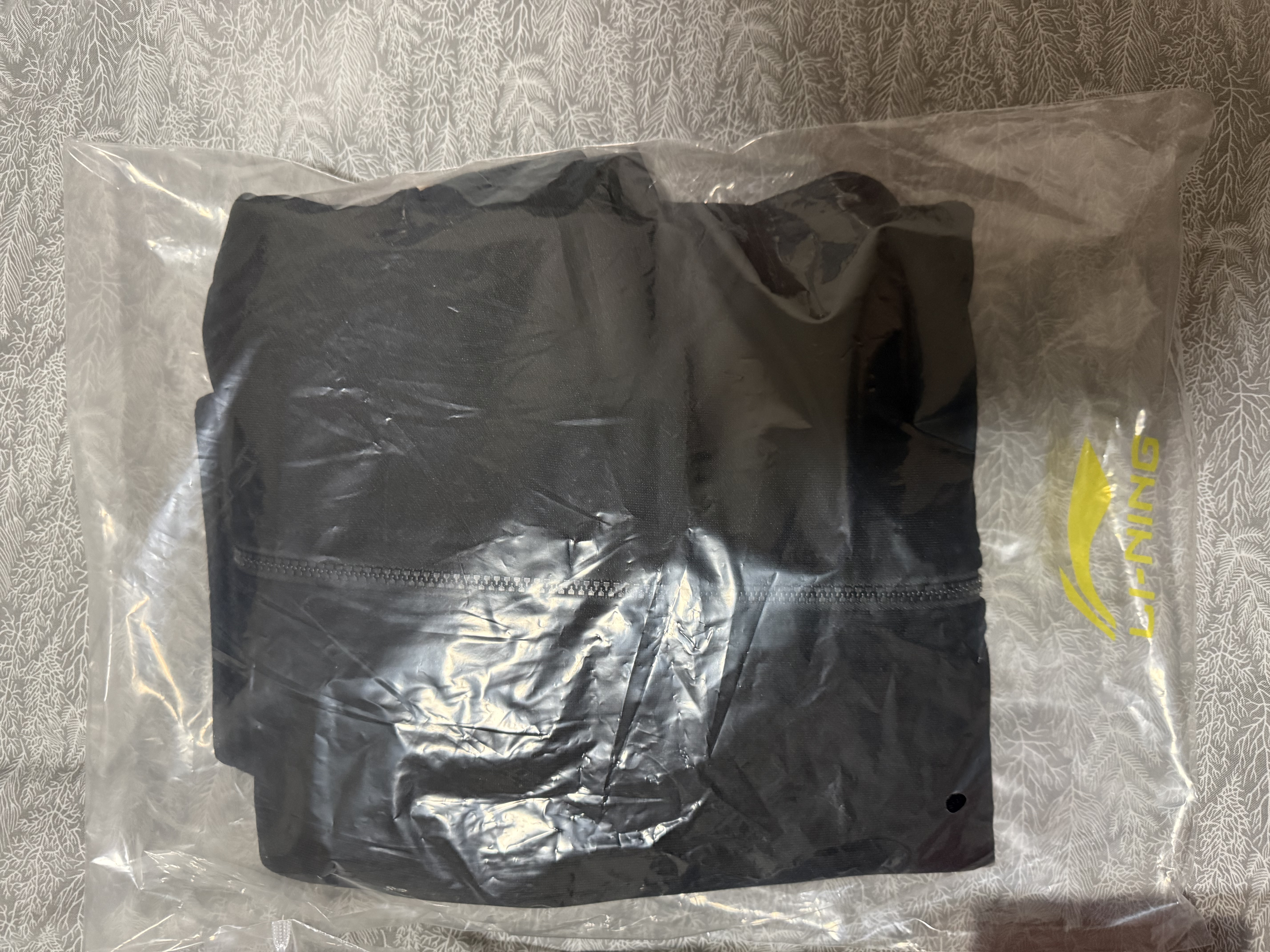 李宁直筒反光卫裤女子春秋健身系列舒适弹力百搭休闲运动裤子AKLVA52 实拍图