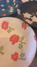 爱陶(AITO)日本原产进口美浓烧日式陶瓷日式料理家用盘碟餐碟饭盘 花朵秋词20.5*4CM磨砂面 实拍图