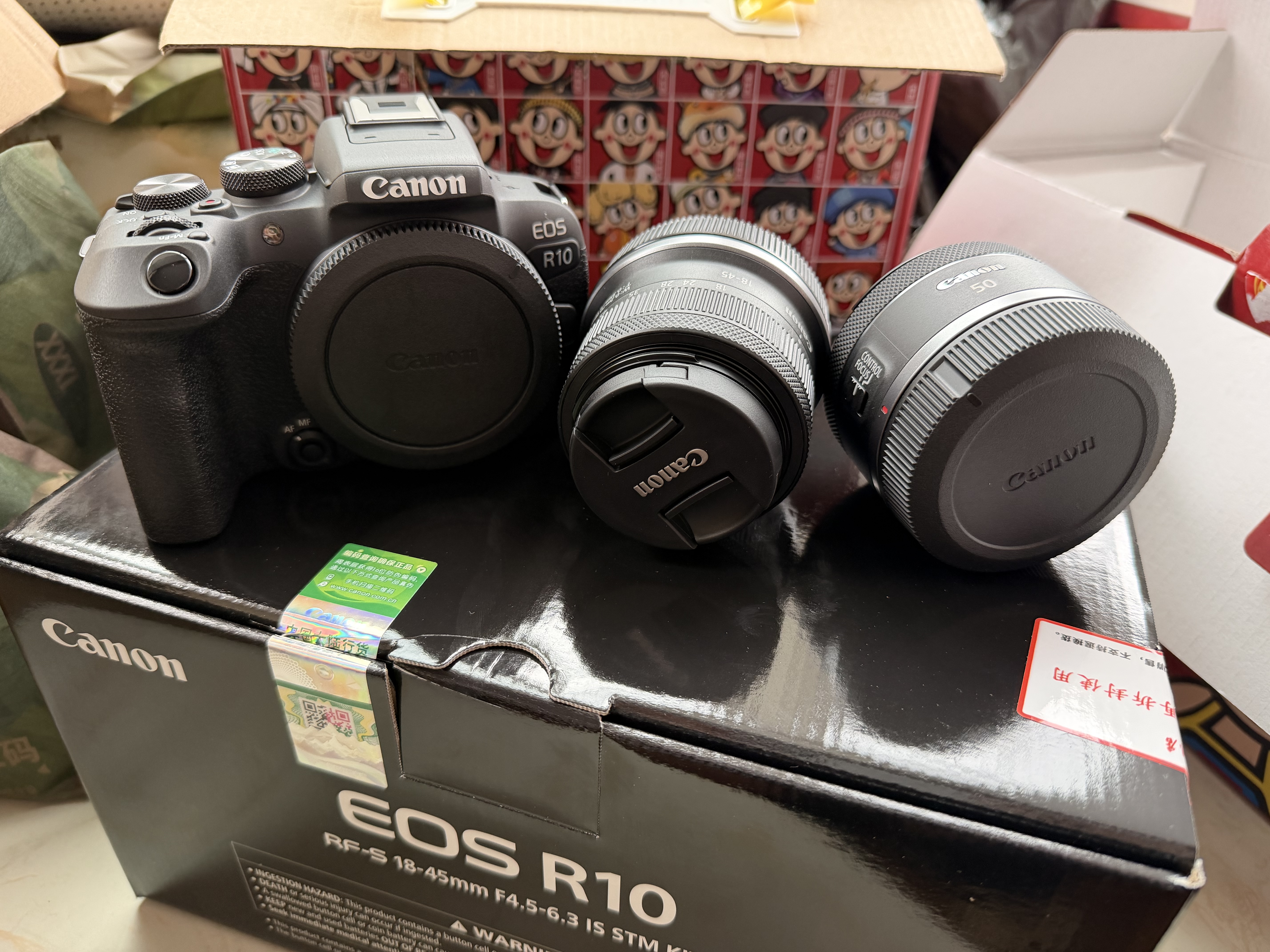 佳能r10 微单相机 轻量小型 APS-C画幅 eos r10 高速连拍 踏青 旅行 学生入门级 专业vlog数码照相机 R10 18-45+RF50 1.8【双镜头套装】 套餐四【拍套四0元升级套餐 实拍图