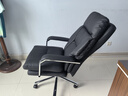 顾全电脑椅办公椅可躺160° 久坐舒适老板椅 人体工学椅C570金黑纤 实拍图