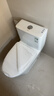 九牧（JOMOO）11396-2-1/41KB-1抗菌一级水效坐便器虹吸式节水连体马桶400坑距 实拍图