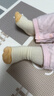贝比新生婴儿袜子春夏纯棉女宝宝中长筒夏季松口透气不勒腿无骨袜 实拍图