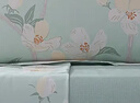 水星家纺四件套床上用品 100%纯棉 全棉印花套件 ins花卉风 被套床单枕套 风沐花意(纯棉-透气舒爽） 1.5米床 床单款 （被套200*230cm） 实拍图