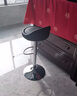 华恺之星 吧台椅 可升降吧台高脚椅 靠背椅银行企业前台椅家用 HK109黑色 实拍图