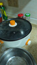 荣事达（Royalstar）电煮锅多功能蒸煮煎炒一体电热锅宿舍学生煮面锅家用电火锅一锅多用途电炒锅炒菜不粘锅插电小电锅 多功能电煮锅【带蒸笼】送8礼 特厚款28cm（适合4-6人） 实拍图