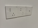 罗格朗（LEGRAND）开关插座面板 仕典/逸景玉兰白10A斜五孔墙壁电源插座套餐 十只装 实拍图