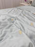 南极人（Nanjiren）冰丝四件套200x230cm空调被夏凉被可机洗裸睡夏季被子宿舍单人被 皇冠-梵星兰【水洗冰丝 柔滑细腻 一触即凉】 150x200cm【单人夏凉被】 夏被 实拍图