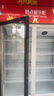 格点大容量饮料柜商用冰柜直冷藏展示柜酒水柜纯风冷无霜保鲜柜超市玻璃门冰箱立式啤酒柜 大双门下机组风冷 360°循环速冷款 实拍图