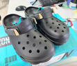 卡骆驰（CROCS）贝雅洞洞鞋男鞋女鞋轻便耐磨一脚蹬拖鞋休闲鞋百搭花园鞋|10126 黑色-001 43 (270mm) 实拍图