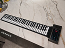 特伦斯手卷钢琴便携式88键专业版加厚编曲键盘成人口袋电子钢琴HQA88 61键黑色标准版 实拍图