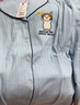诺宜（NuoYI）月子装月子服哺乳衣纯棉孕产妇家居服睡衣J38158条纹蓝色XL 实拍图