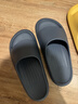 朴西香蕉船凉拖鞋女士浴室不易滑居家室内四季情侣拖鞋男 深灰 40-41 实拍图