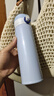 艾蒙多真空不锈钢保温杯女男学生便携时尚简约水杯 保冷防漏杯子500ML 天蓝色500ml 实拍图