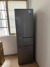 美的（Midea）220L三门冰箱灰色一级能效租房家用客厅宿舍小冰箱三开门低耗省电低音运行MR-231T【国家补贴】 实拍图