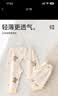 贝瑞加（Babyprints）婴儿开裆裤新生儿按扣裤子初生宝宝纯棉裤子2条装 小熊刺猬59 实拍图