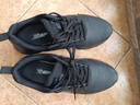 特步运动鞋男鞋跑鞋春夏季皮面防水轻便减震健身休闲慢跑步鞋子男黑色 实拍图