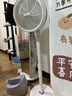 美的（Midea）【幸运草安睡2.0 Ultra】直流变频/闪拆空气循环扇卧室静音家用语音遥控电风扇一级能效小型落地扇 实拍图