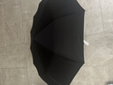 天堂 全自动雨伞三折 10骨加固一键开收易甩干简约晴雨伞 乌木黑 实拍图