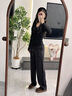猫人莱赛尔天丝亚麻阔腿裤女夏天宽松裤子春秋垂感休闲裤2026新款抗皱 晒单实拍图