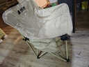 探险者（TAN XIAN ZHE）户外折叠椅露营椅子月亮椅便携折叠桌椅高靠背躺椅小凳子钓鱼椅 经典舒适款卡其【3重绷带加固】 实拍图