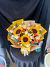 馨仪鲜花速递玫瑰向日葵康乃馨花束生日礼物全国同城配送 向日葵玫瑰混搭花束 实拍图