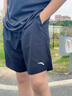 安踏（ANTA） 两件套 运动套装男夏季新款冰丝速干透气运动服父亲节爸爸套装 【店内爆款-清凉冰丝】黑T+梭织五分裤 L/175 实拍图