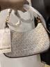 MICHAEL KORS 迈克高仕 MK Cora 女士中号链条肩背包斜挎包 香草白/橡果棕 150 中号 实拍图