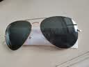 雷朋（RayBan）飞行员系列太阳镜男女款墨镜时尚开车出行眼镜0RB3025 001 金色镜框绿色镜片 尺寸62 实拍图