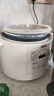 洛贝白款系列阿迪锅智能电压力锅多功能全自动5L大容量家用70千帕电高压锅双胆预约定时口感调节无水炖 5升白款【麦饭石色胆 316钢胆 蒸屉】- 5L 实拍图